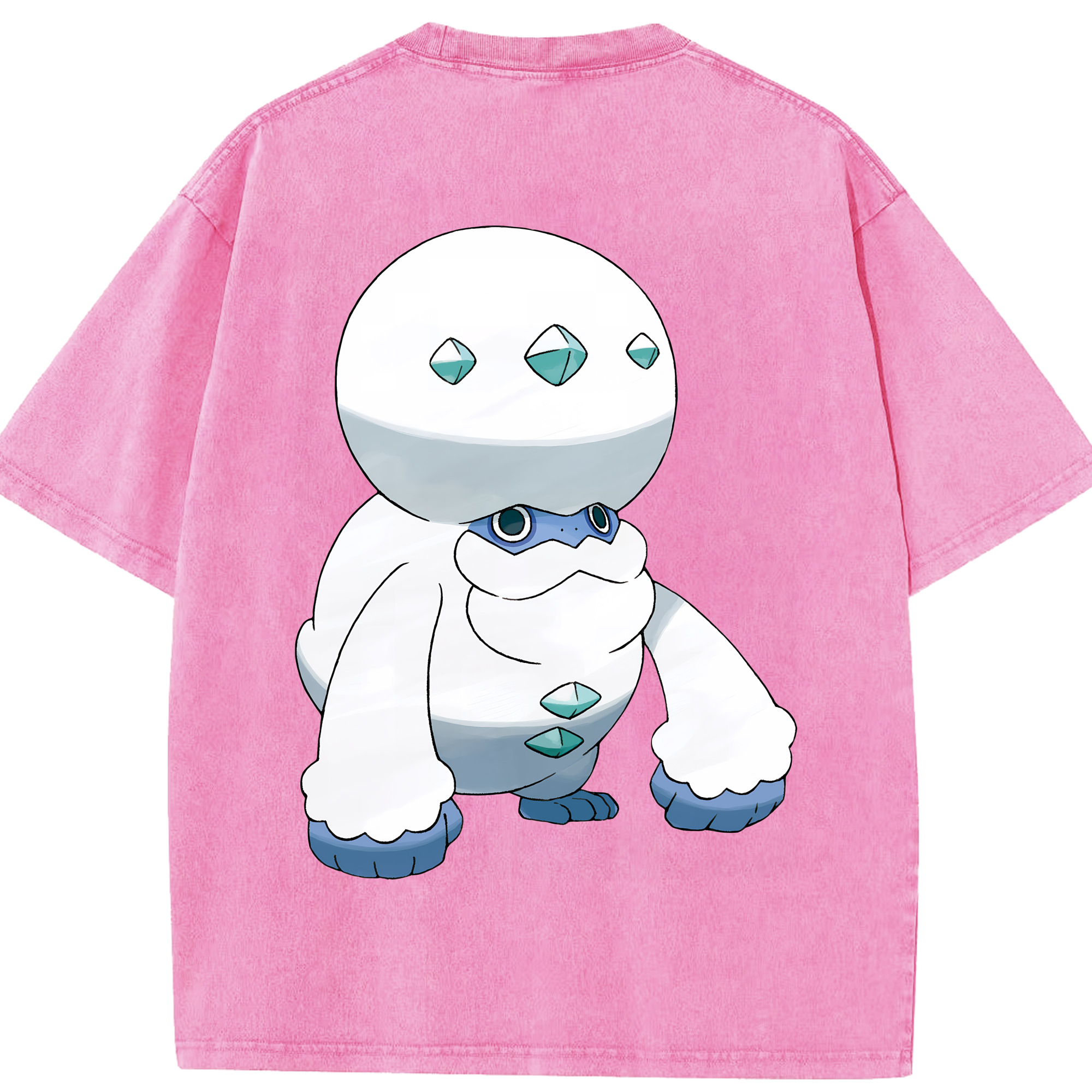 （画像用） ポケットモンスター Pokémon 綿100% ヴィンテージ風 半袖Tシャツ（背面プリント）